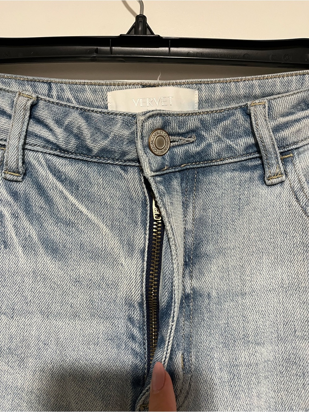 Light Wash Cargo Pocket Women's Jeans - Pale Blue - Picture 7 of 10
